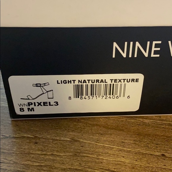 Nine West pixel nude  croco sandal size 8 - Picture 11 of 11